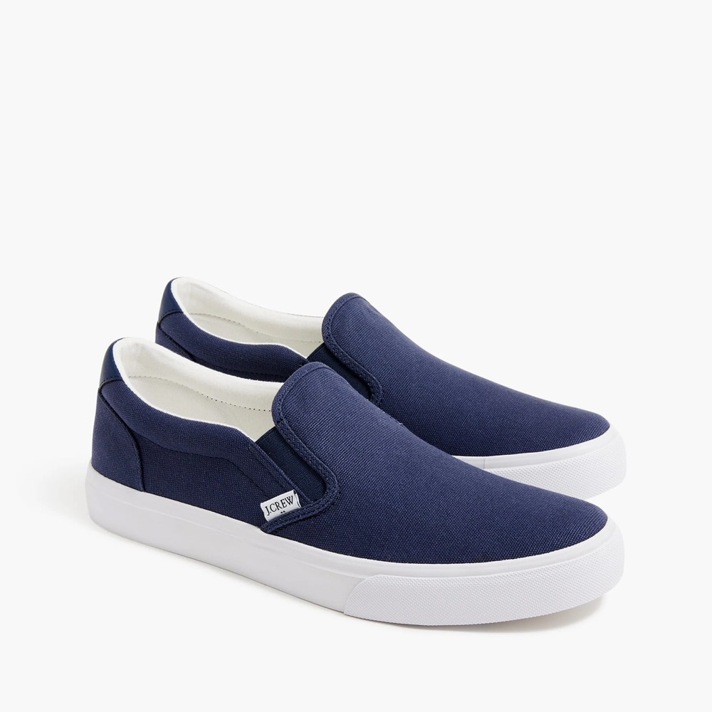 Canvas slip-on sneakers